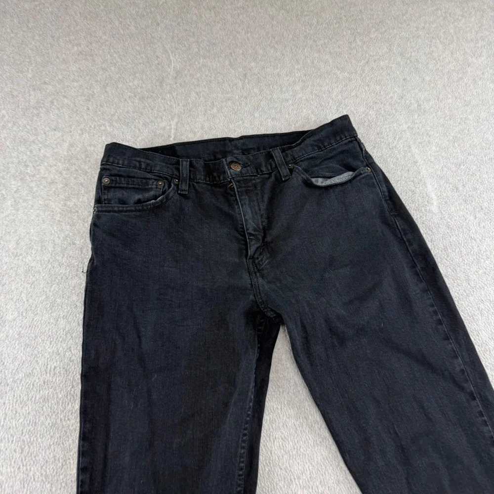 Levi's 511 Slim Fit Jeans Mens 32x34 Black Stretch Denim Casual